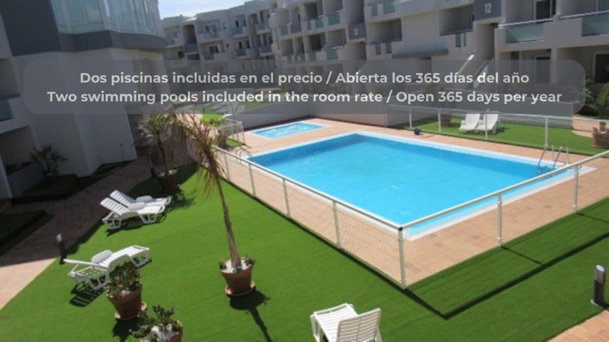 Tutti Frutti Con Piscina, Terraza Soleada Privada, Primera Planta Y Wi-Fi Corralejo Ngoại thất bức ảnh